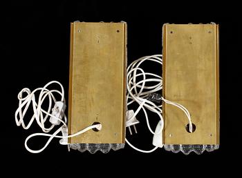 TAKLAMPA samt LAMPETTER, Carl Fagerlund, Orrefors, 1900-talets andra hälft.