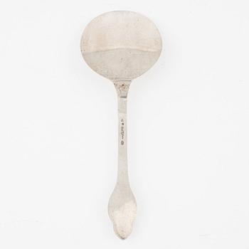 Evald Nielsen, serveringsspade, silver, modellnr 6, Köpenhamn 1920-tal.