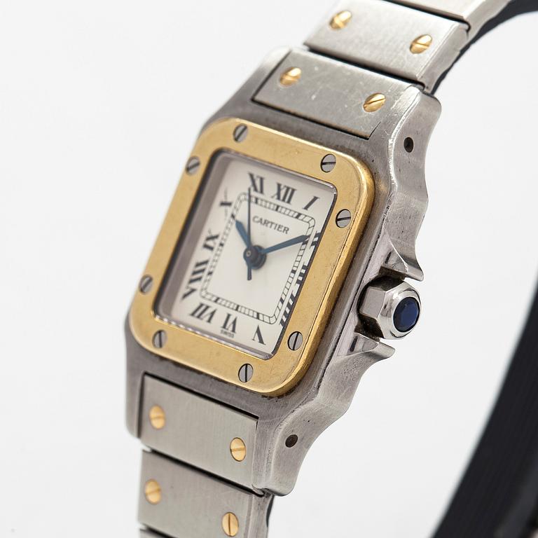 Cartier, Santos Carrée, armbandsur, 23,5 x 23,5 (34,5) mm.