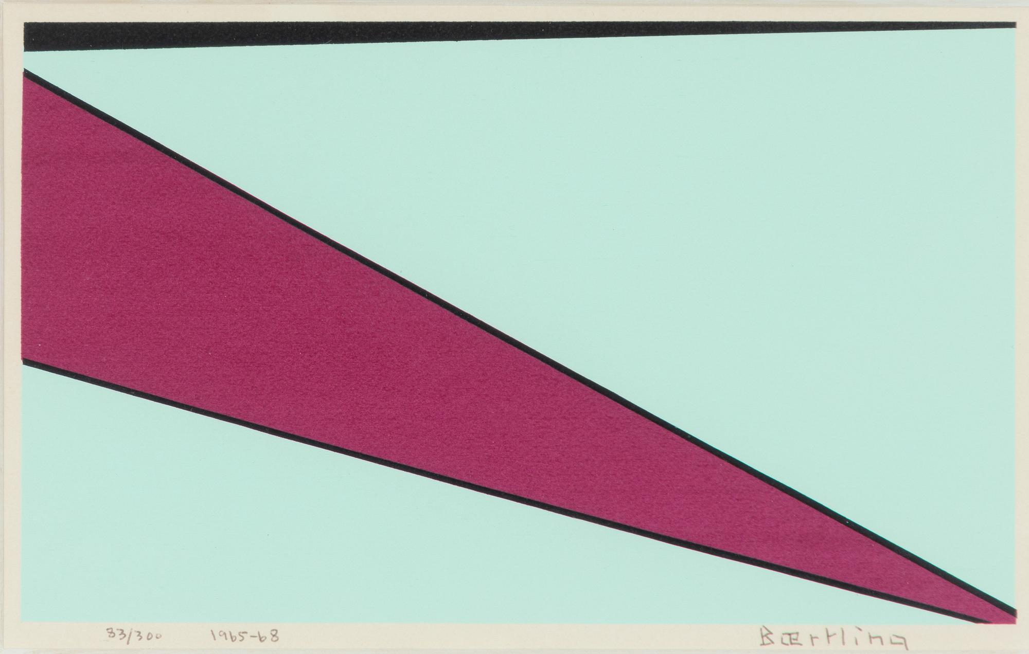 Olle Bærtling, "Ukie". From the suite: "The Angles of Open Form Infinite Space from Cinètisme to Open Form 1949 - 1968".