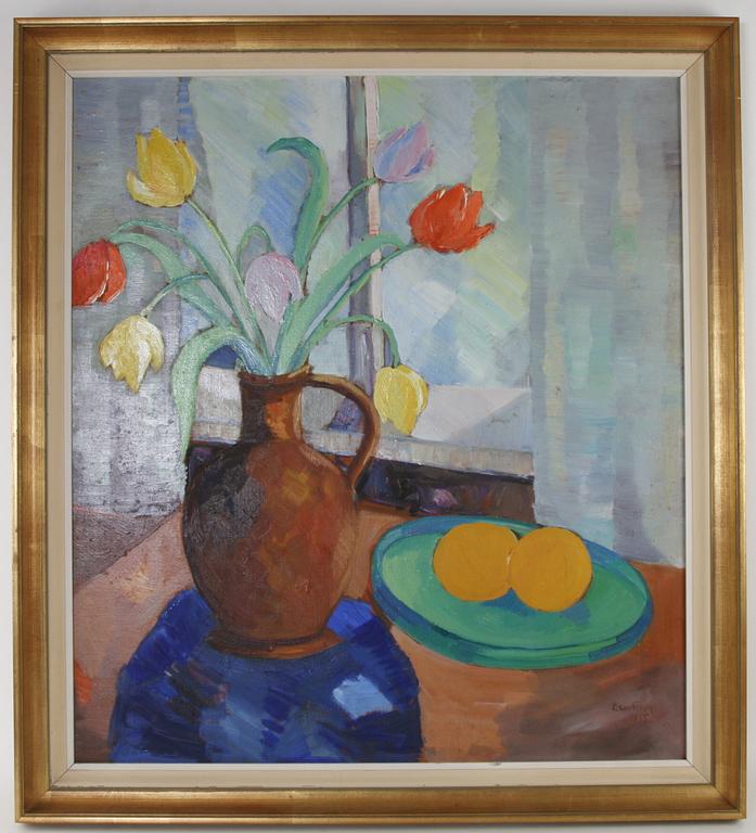 CARL BERNDTSSON, olja på pannå, sign o dat 1935.