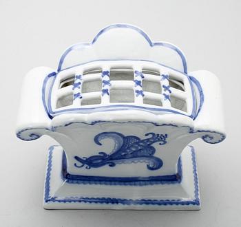 TULPANVAS, flintgods, Wilhelm Kåge, Gustavsberg (1918-1920).