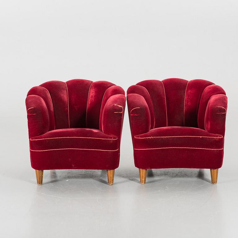 TWO ARMCHAIRS.