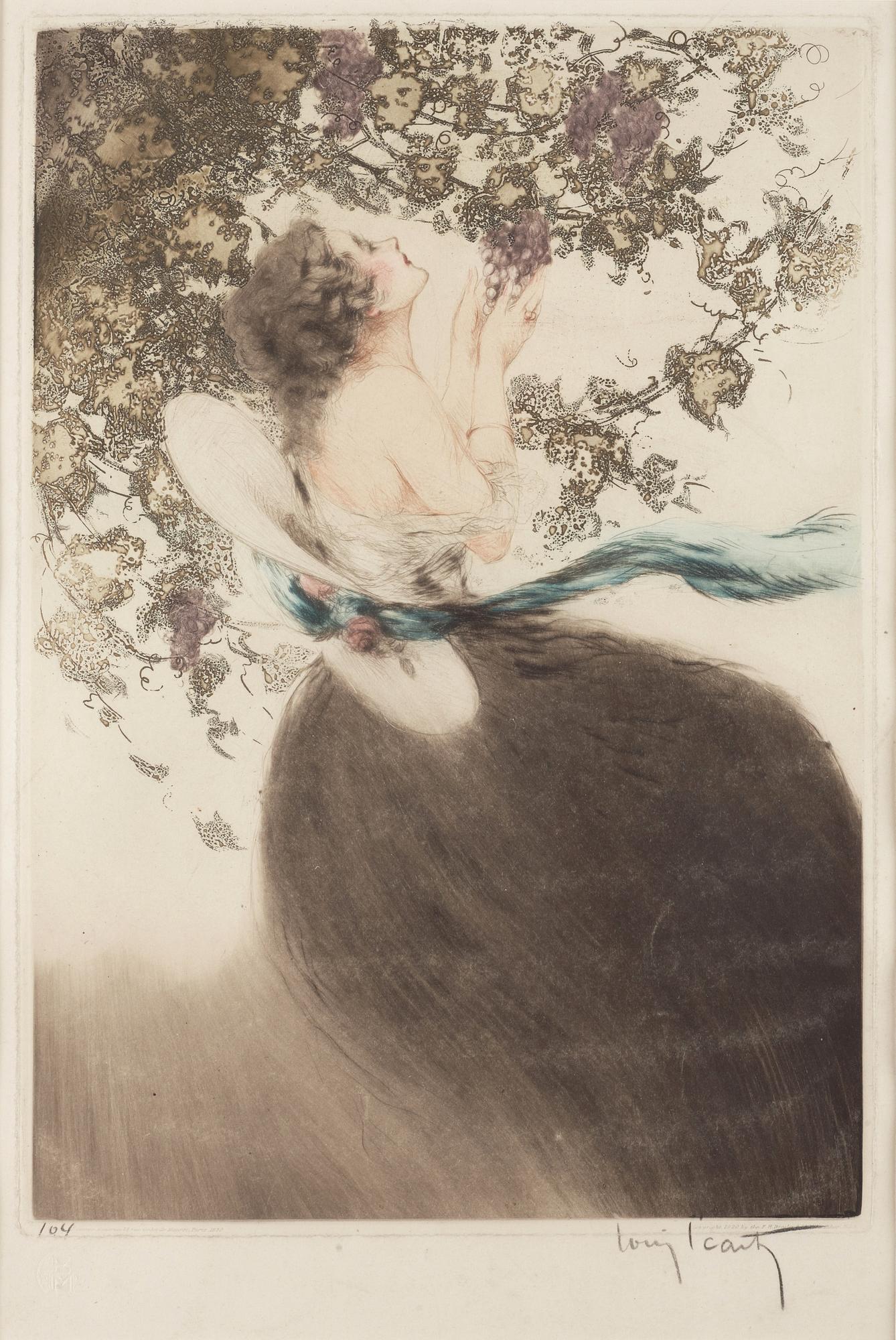 Louis Icart, Grapes.