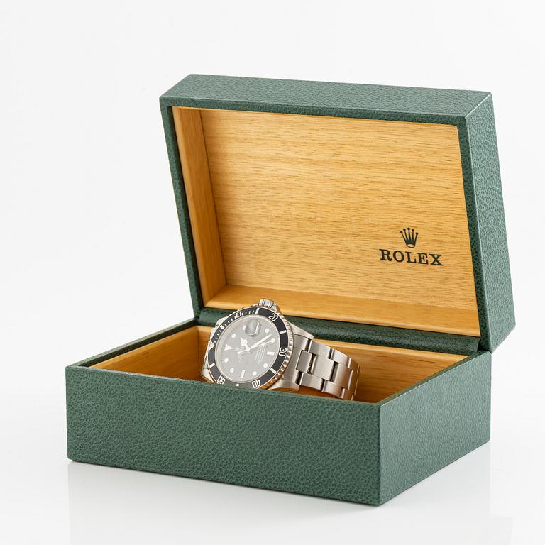 Rolex, Submariner, wristwatch, 40 mm.
