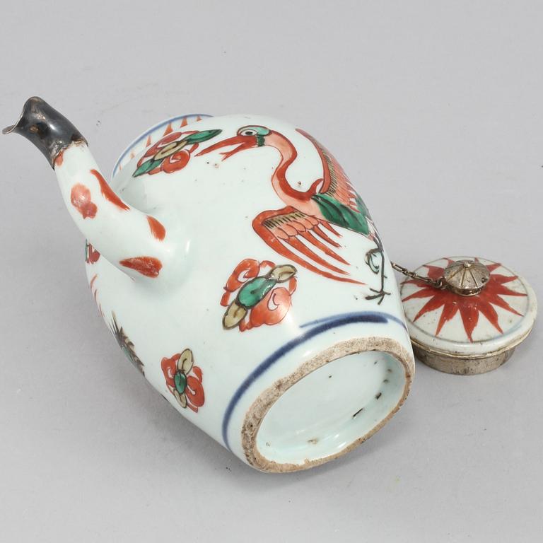 KANNA, porslin, Kina, 1700-tal.