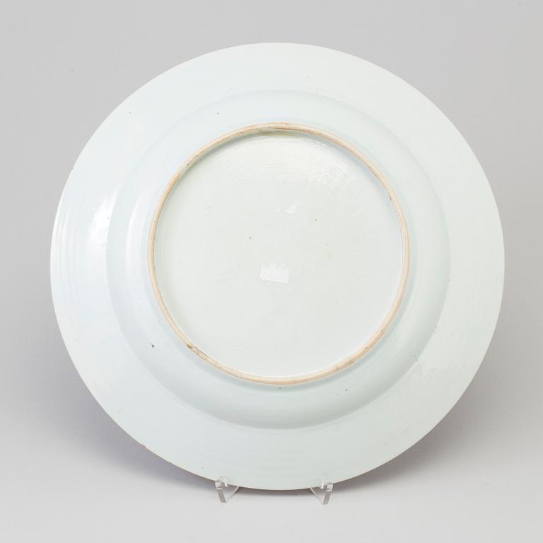 FAT, kompaniporslin. Qingdynastin, Qianlong (1736-95).