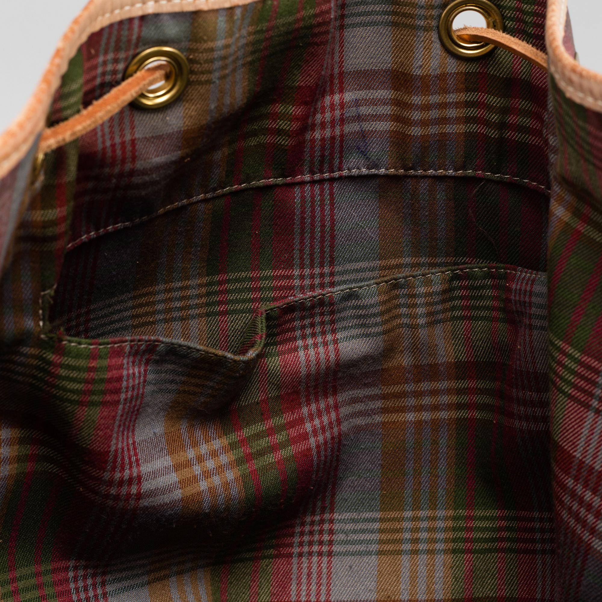A Mulberry bucket bag.