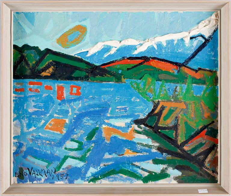 UNO VALLMAN, olja på duk, sign o dat.