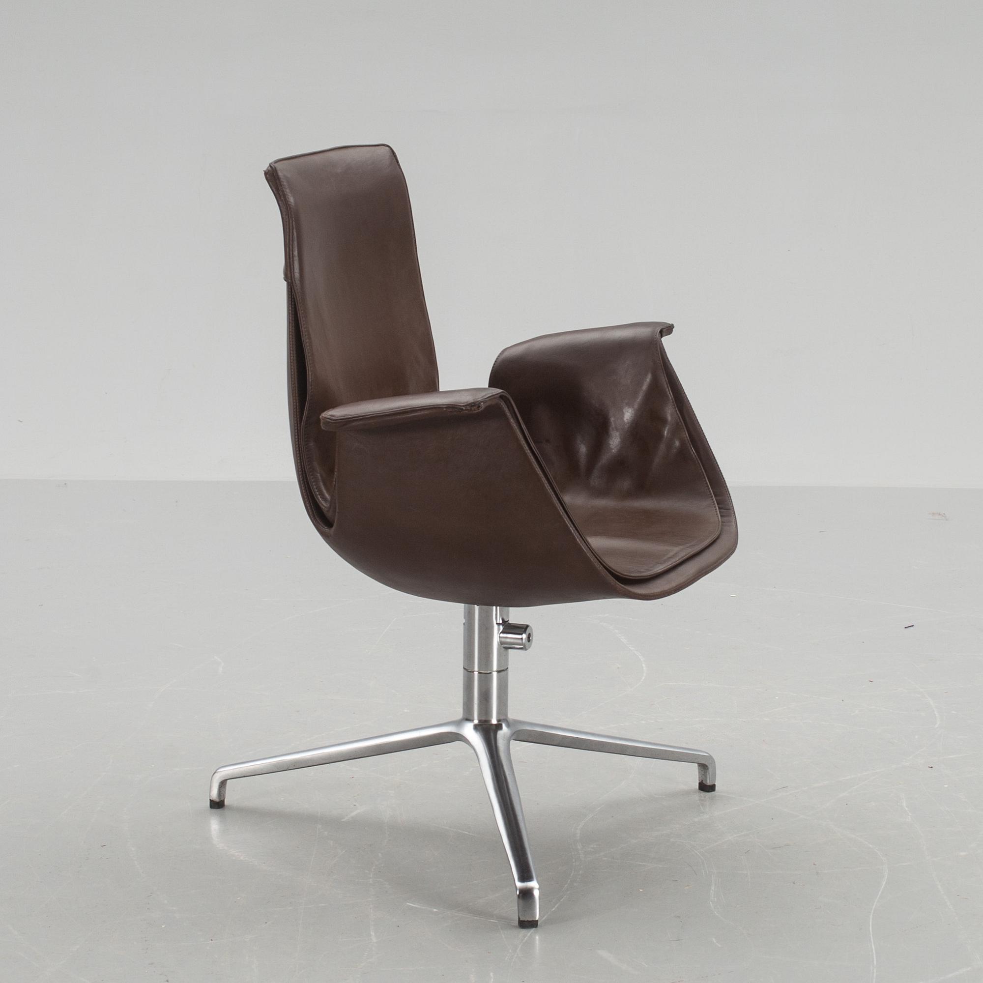 FÅTÖLJ/KARMSTOL, "Tulip", Preben Fabricius & Jørgen Kastholm, Kill International, Tyskland. 1960/70-tal.