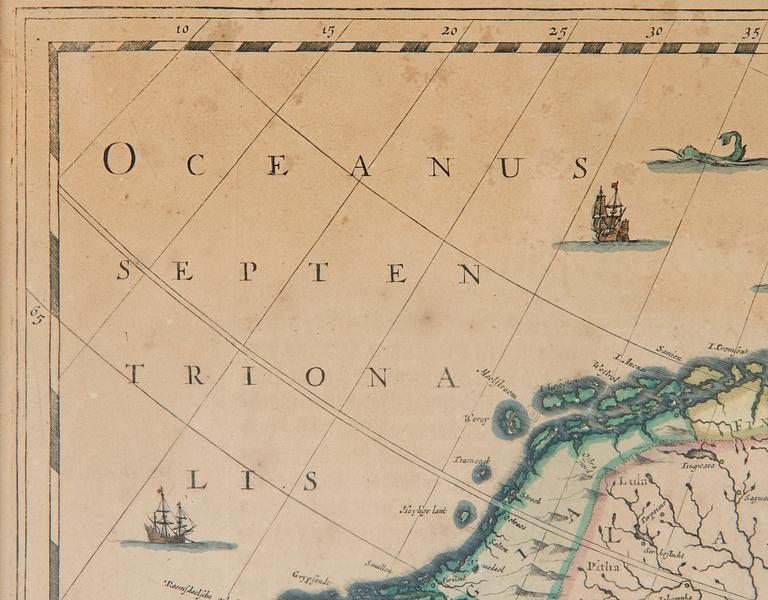 Kartta "Novissima Russiae Tabula Authore Isaaco Massa".