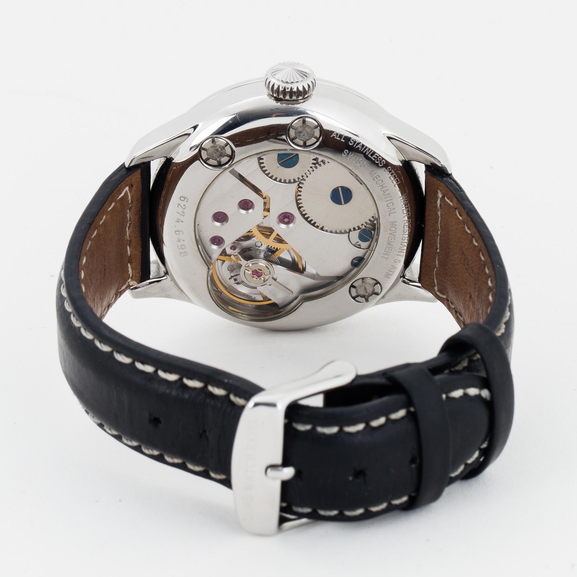 ZENO WATCH BASEL, wristwatch, 44 mm.