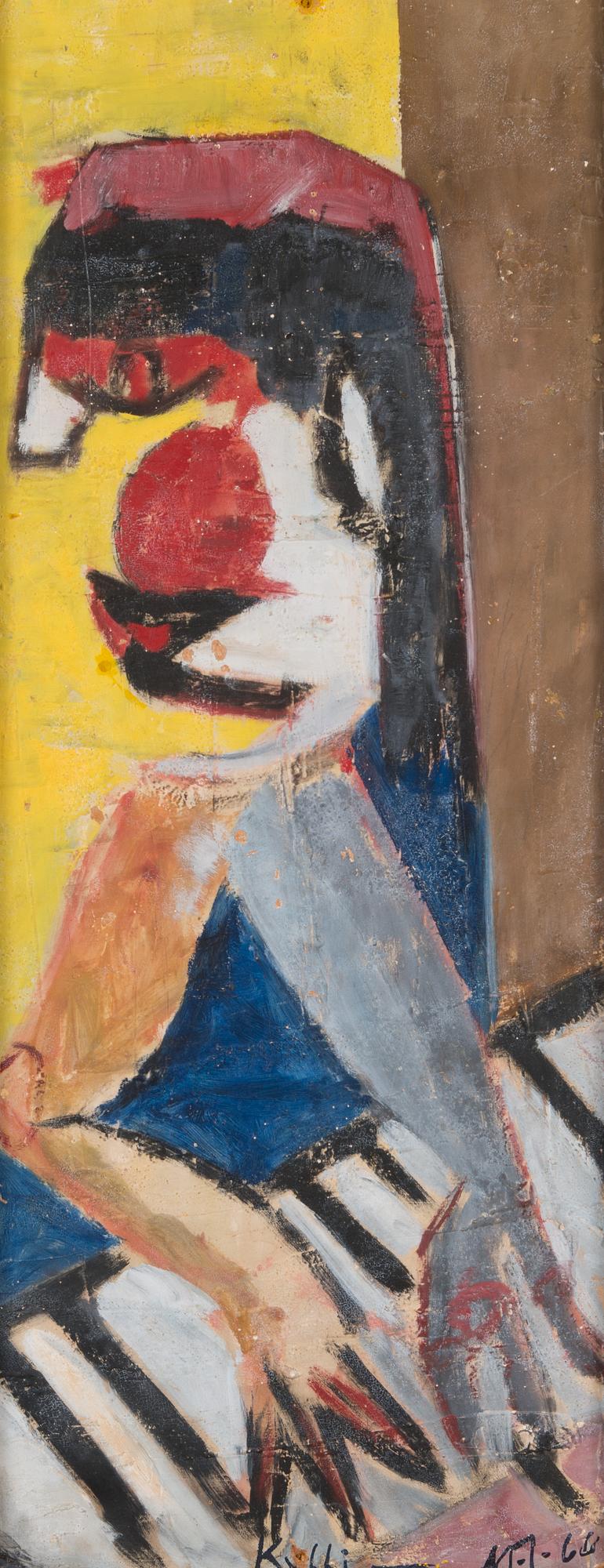 Matti Alapoti, mixed media, signed.