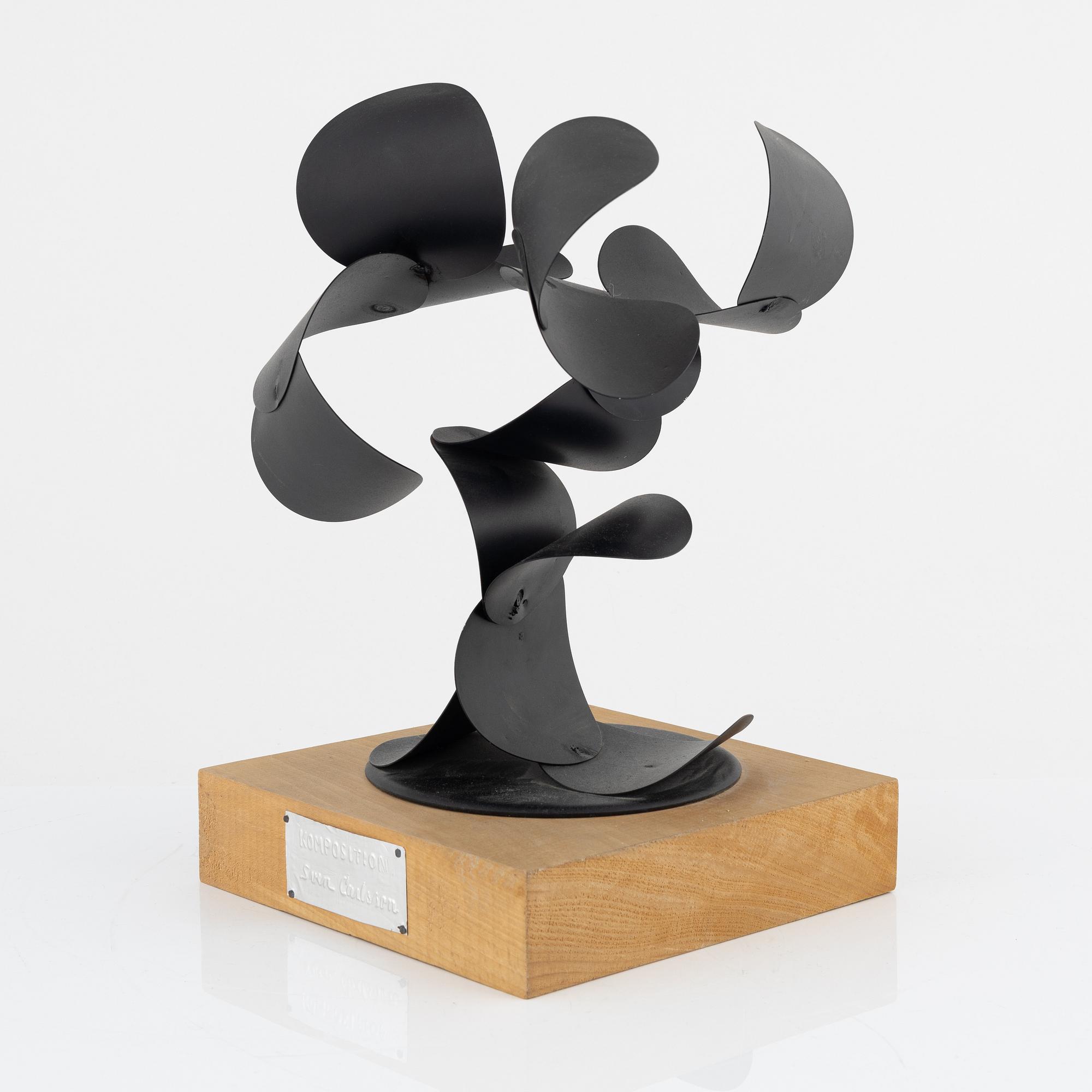 Sven Carlsson, a metal sculpture.