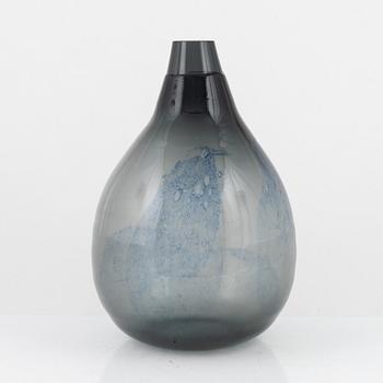 Eva Englund, an 'Eldlek' glass floor vase from Pukeberg, 1960's.