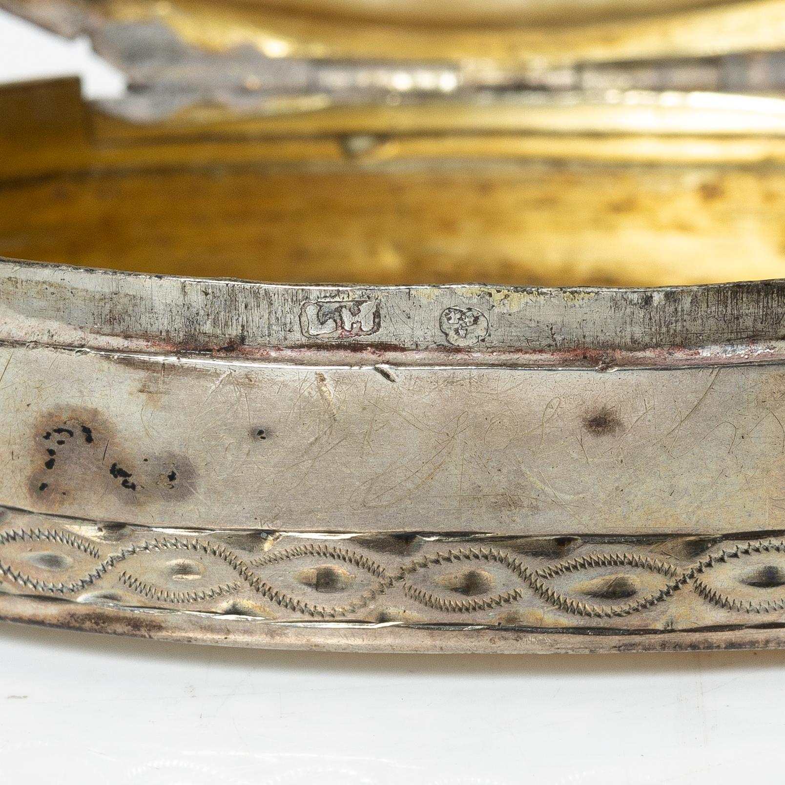 Lars Hessling, dosa, silver och pärlemor, Linköping (verksam 1775-1799 (1800)).