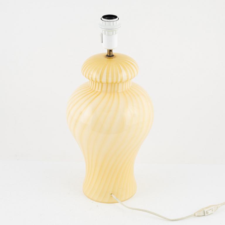 Bordslampa, 1900-talets senare del.