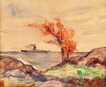 565. Lauri Parikka, THE SHORE OF HELSINKI.