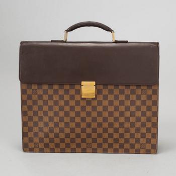 LOUIS VUITTON, "Damier Ebene Altona", portfölj.