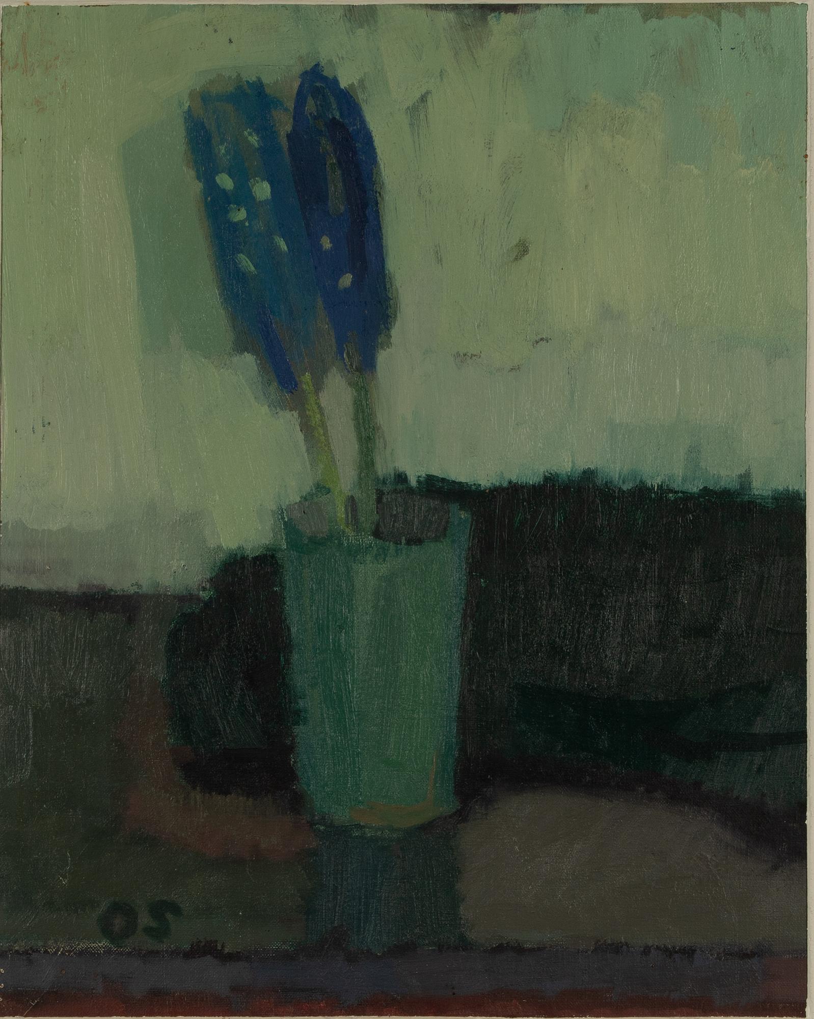Olle Skagerfors, oil on canvas laid on panel, signed wit monogram.