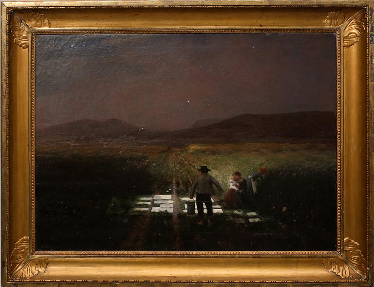LOUIS KOLITZ, olja på duk, signerad.