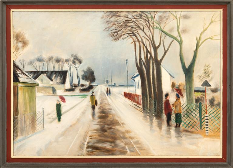 Erik Jönsson, "Skånsk vinterdag".