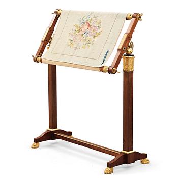 A French Empire early 19th century sewing stand.