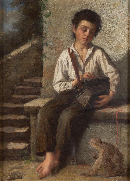 UNKNOWN ARTIST, 19th Century, oil on canvas, signed and dated Paris 1858.