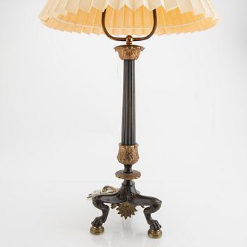 An Empire style table lamp first half of the 20th century.