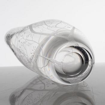 Vicke Lindstrand, a glass vase, Kosta, Sweden, 1950's/60's.