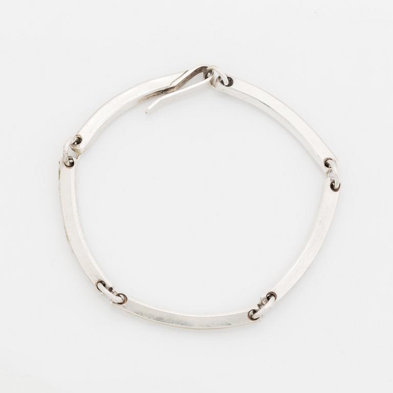 Silver bracelet, Martin Öhman, Halmstad 2000.