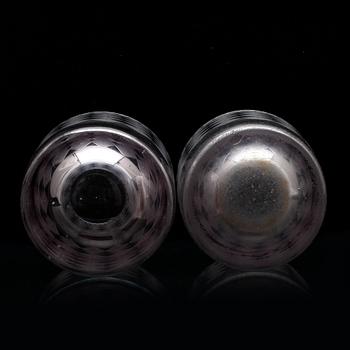 GLAS, ett par, 1800-tal.