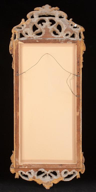 A Swedish Rococo 18th century mirror by J Åkerblad, master 1758.