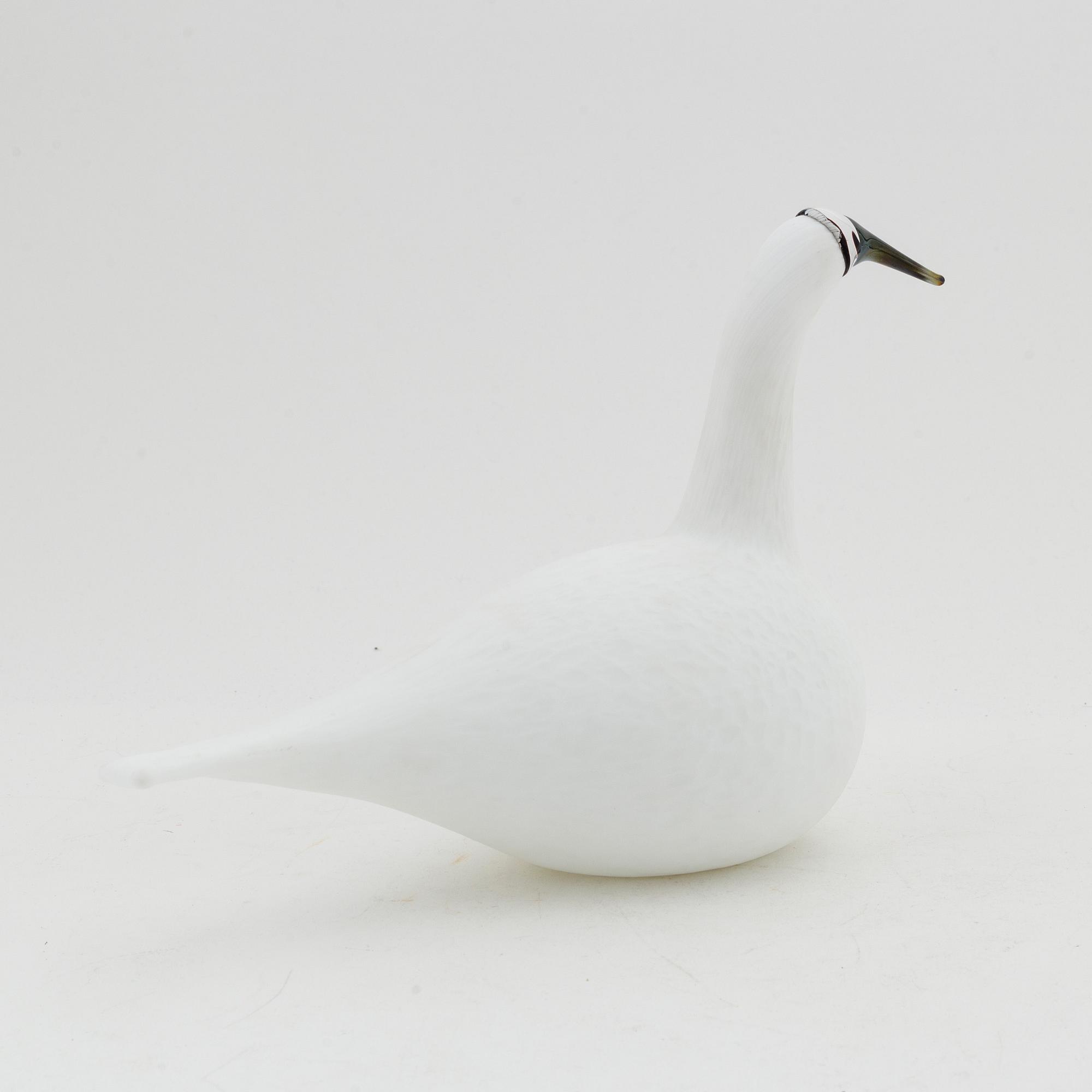 Oiva Toikka, a glass bird, Nuutajärvi Notsjö, signed, 2007.