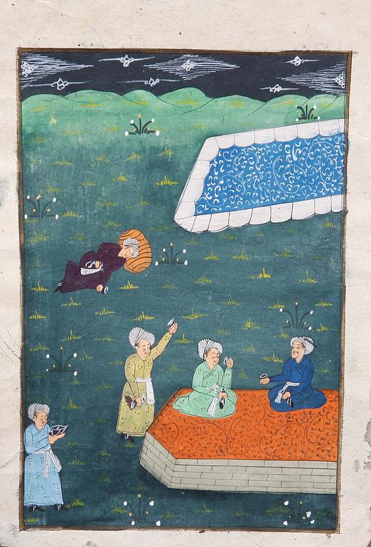 GOUACHER, 11 st. Orientaliska.