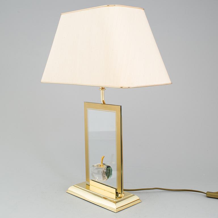 A 'La Pomme' table light from Maison le Dauphin, France, 1970's.