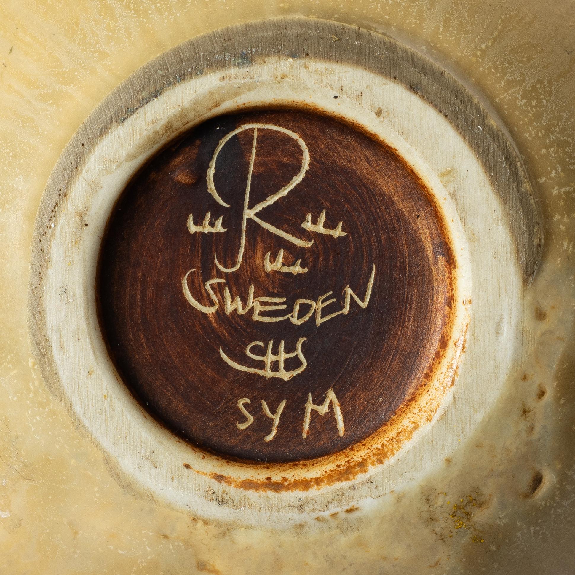 Carl-Harry Stålhane, vas, stengods och Inger Persson, vas, stengods, Rörstrand.