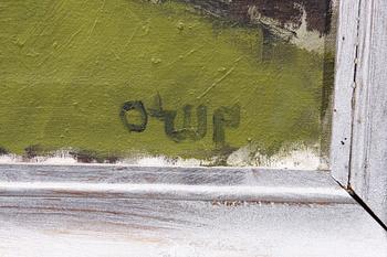 BENGT ORUP, olja på duk. Sign.