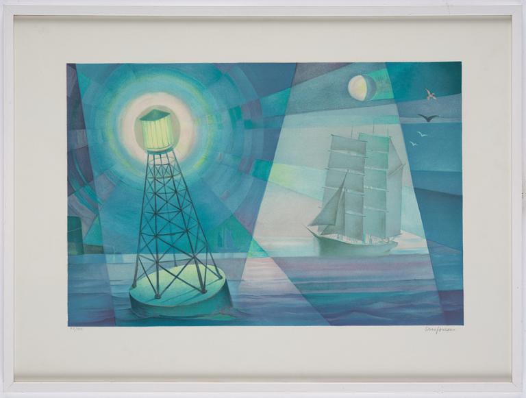 Sven Jonson, Untitled, from "Hommage aux Prix Nobel" (Nobelprismappen).