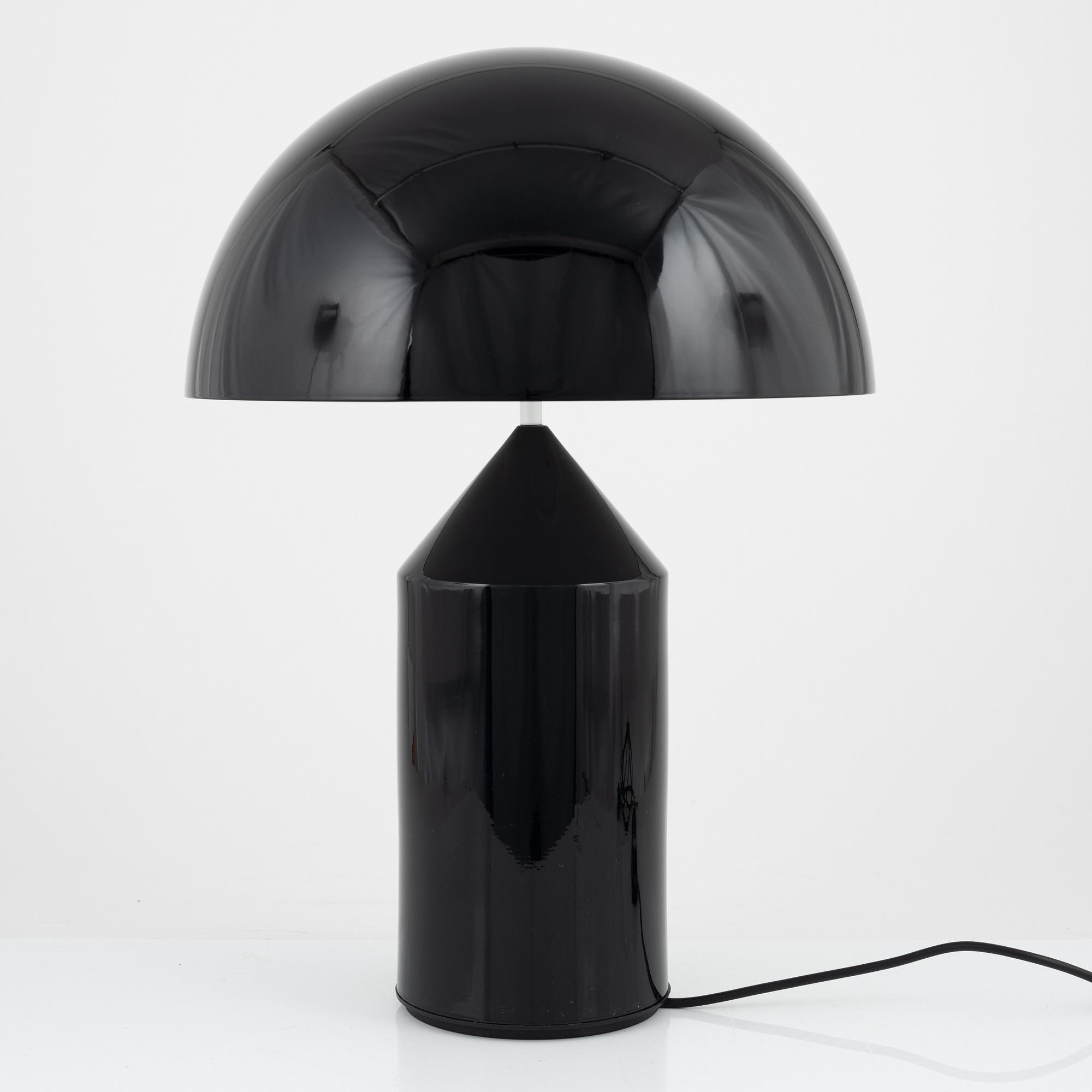 Vico Magistretti, 'Atollo' table lamp from Oluce, Italy.