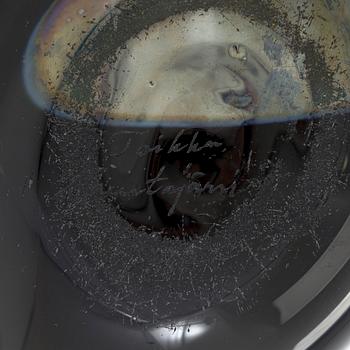 Oiva Toikka, glasfåglar, 3 st, signerade O. Toikka Nuutajärvi.