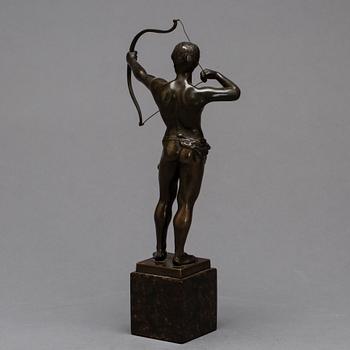 HANS KECK, sculpture, bronze. Signed.