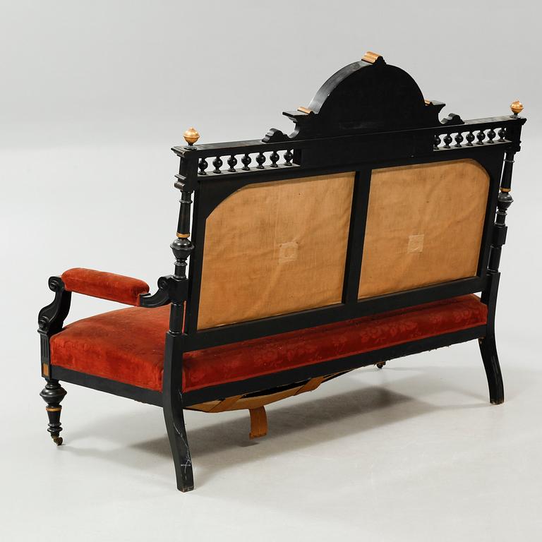 Nine items in Neo Renaissance style, late 19th century.
