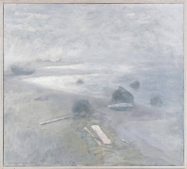 LENNART OLAUSSON, olja på duk, signerad, daterad -91.