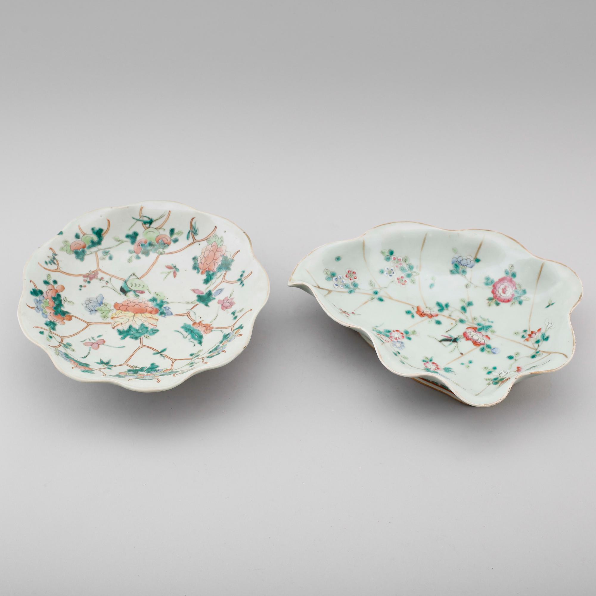 SKÅLAR, 2 st, porslin, Kina, 1800-tal.