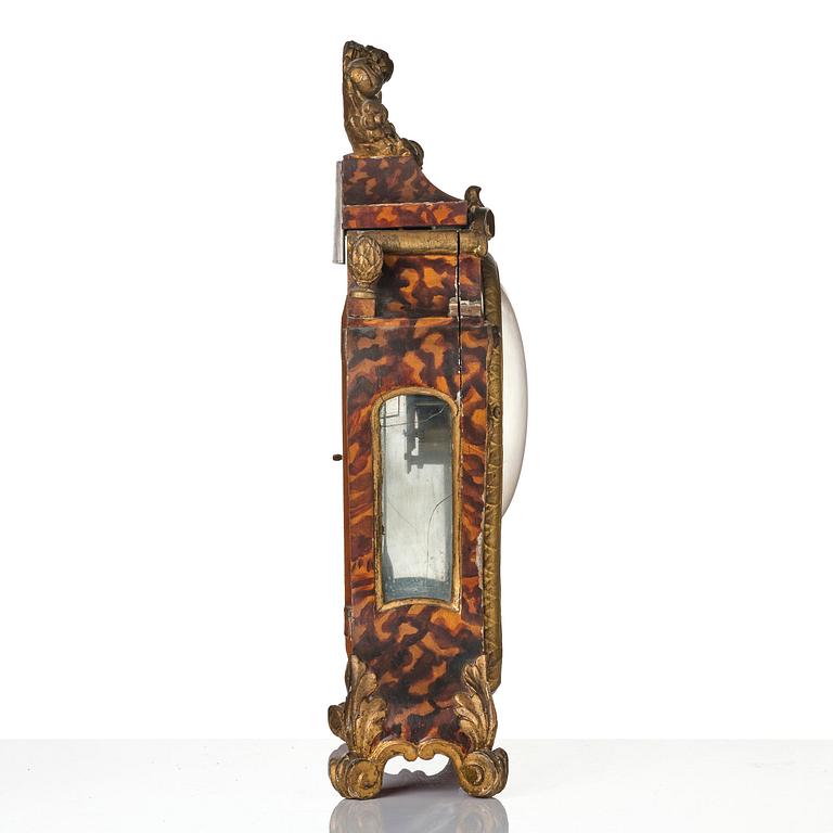 A Swedish rococo striking bracket clock by J. Bergström (f.l. in Stockholm ca 1775).
