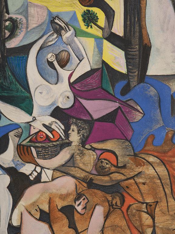 Pablo Picasso, after, "La Bacchanale", from: "Dans l'Atelier de Picasso".