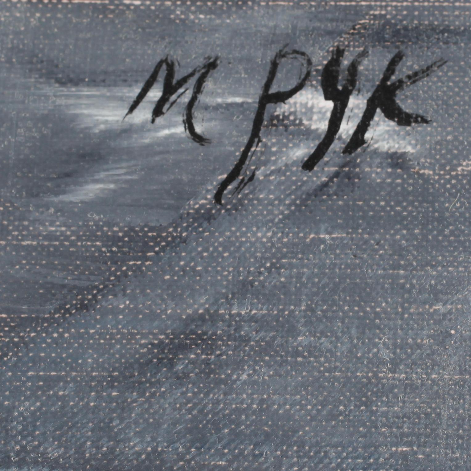 MADELEINE PYK, olja på duk, sign.