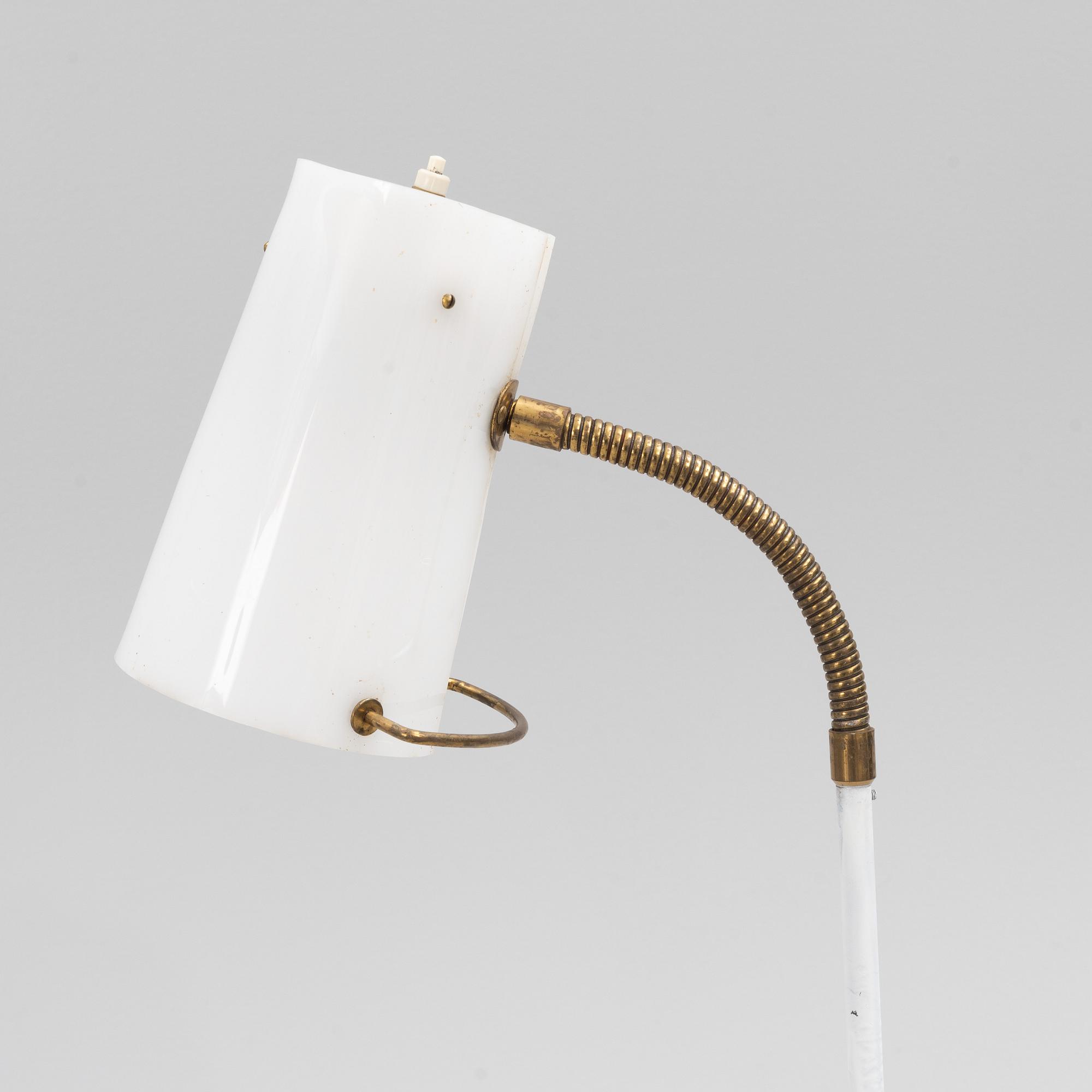 Karlskrona Lampfabrik, golvlampa, modell "2857 OW", 1950-tal.