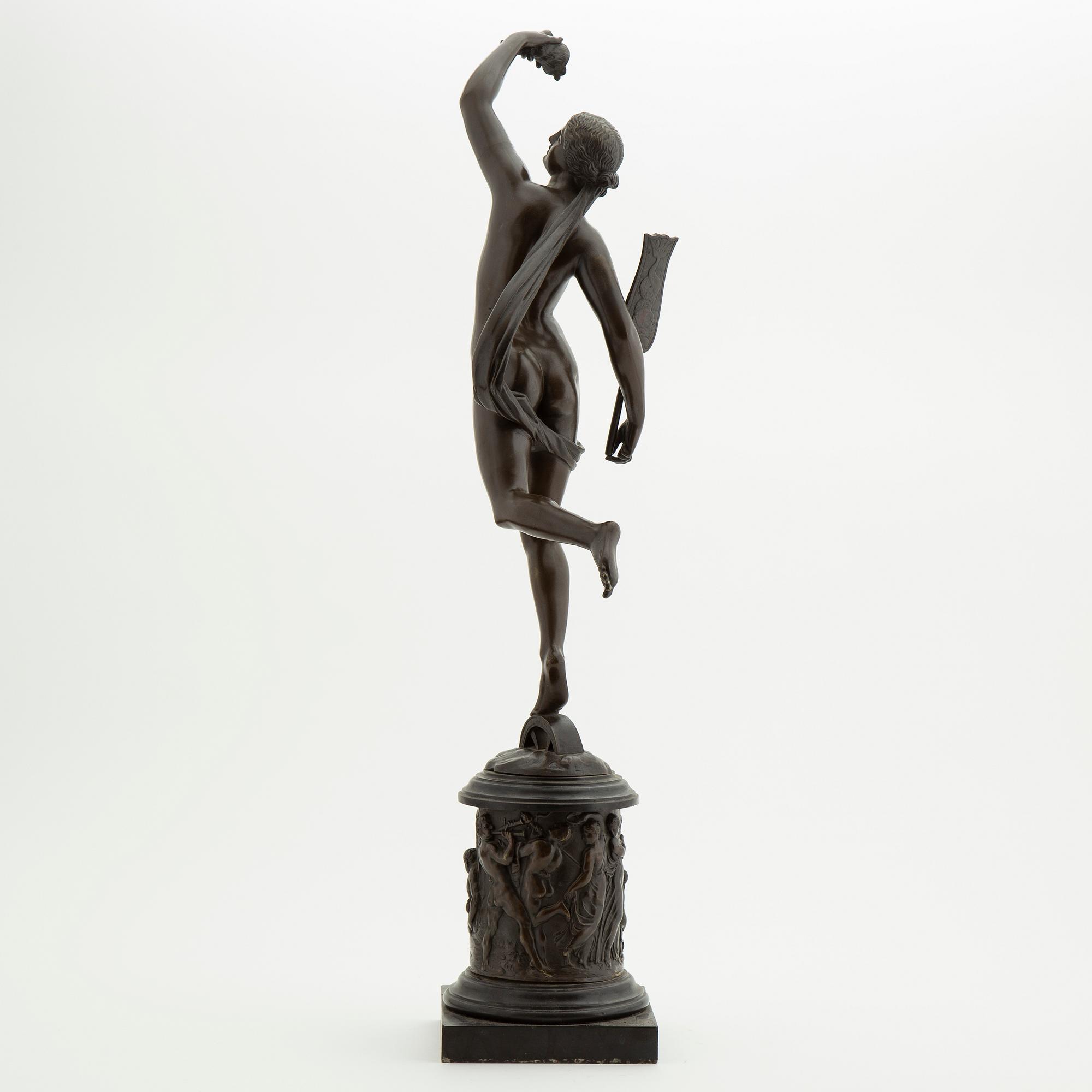 Sculpture, bronze, around 1900.